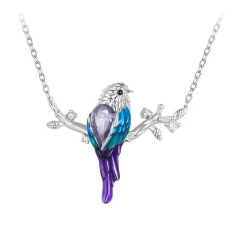 Collier pendentif oiseau argent pour femme et jeune fille