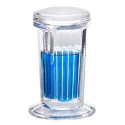 Wheaton Slide Grip for Staining Jar (2/CASE), Polypropylene, Holds 5 Slides, Clear, Cylindrical, Snap Closure