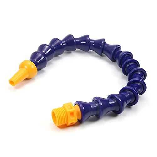 Utoolmart Tubo de refrigerante flexible, rosca G1/2, boquilla redonda, flexible, manguera de 400 mm de longitud, 1 unidad Cover