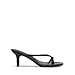 DREAM PAIRS Heels for Women Flip Flops Kitten Low Heels Open Square Toe Thong Heeled Sandals, Fashion Comfort Shoes for Party Casual Slides,Size 9,Black,DWUMFF2503