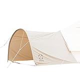 S'more Arch - Lona para tienda de campaña, 100% impermeable, tienda de campaña portátil especializada, refugio solar para Bello 300/400, beige