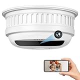 recsentryno.7 Hidden Camera Smoke Detector Camera WiFi HD 2K Baby Monitor Surveillance Security Cam Motion Detection with App Live Feed Nanny Cam Indoor/Outdoor