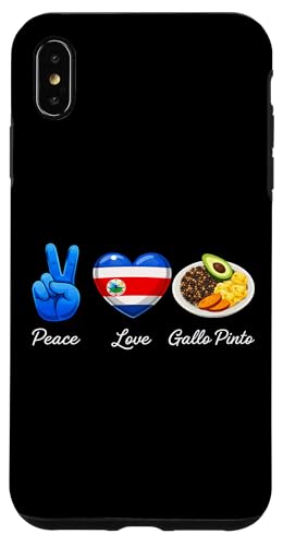 �R�X�^���J Peace Love Gallo Pinto �X�}�z�P�[�X iPhone XS Max �p