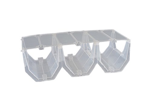 Premium Clear Plastic Stackable In-Fridge Wine Rack - Pack of 3 Wine Racks