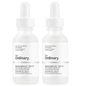 2X ‘The Ordinary’. Niacinamide 10% + Zinc 1%. Serum