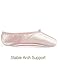 Daydance Pointe Shoes Girls Professional Satin Ribbon Ballet Shoes with Silicone Toe Pads Light Pink 2.5 Big Kid