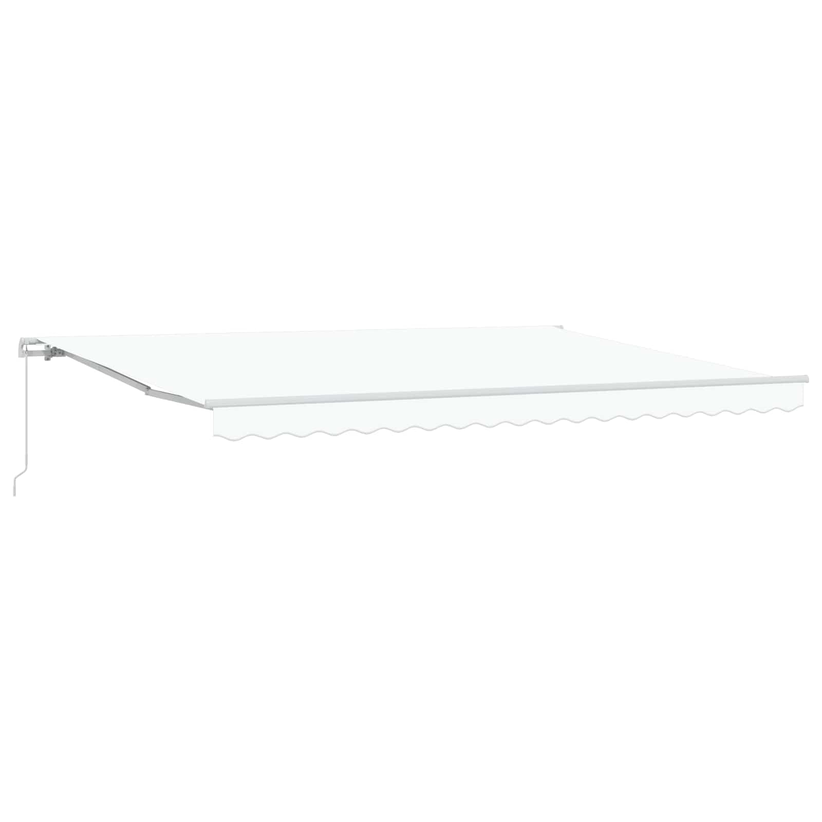 Auvent rétractable robuste 450x300 en polyester haute protection solaire