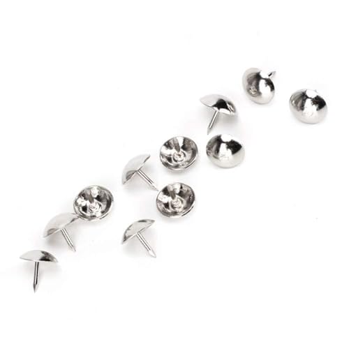 Silver Antique Upholstery Nails, Decorative Tacks Silver White Jewelry Case Box 300Pcs Upholstery Nail Retro Iron Furniture Decorative Studs Accessories