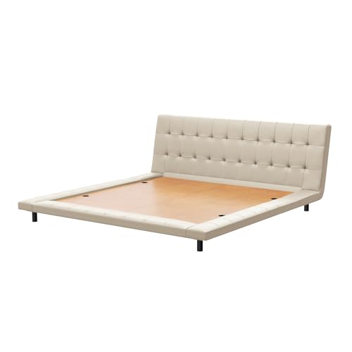 Image of Wakefit Somora King Size Non Storage Upholstered Bed