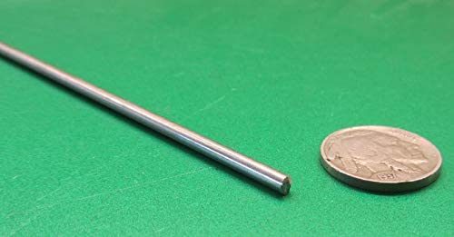 316 Stainless Steel Hardened Shaft 3 mm Diameter x 600 mm Long 1 pc