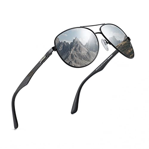 Zenottic Aviador Gafas De Sol Polarizadas Hombres Mujeres Fibra De Carbono Marcos De Metal Uv400 Protección Unisex Clásico Estilo Retro Zenottic Aviador Gafas De Sol Polarizadas Hombres Mujeres Fibra De Carbono Marcos De Metal Uv400 Protección Unisex Clásico Estilo Retro