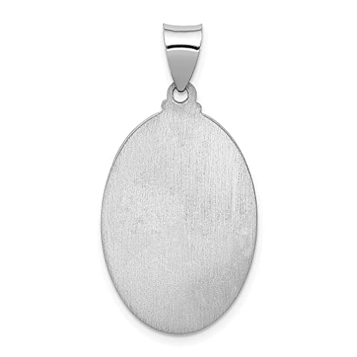 14k White Gold Saint Anthony Medal Necklace Charm Pendant Religious Patron St Fine Jewelry For Women Gifts For Her - Image 5