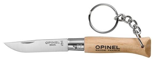 Opinel N°4 Inox avec porte-clés - Chasse et Pêche