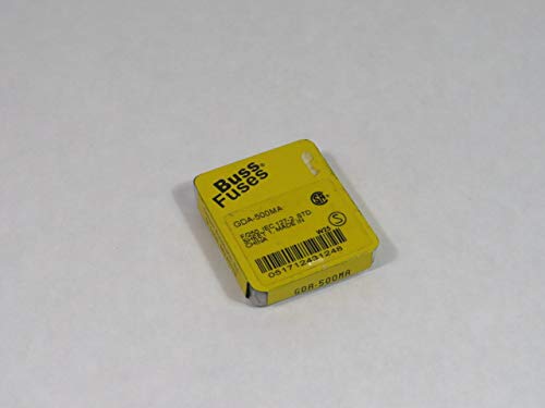 Fuse, 500Ma, Gda, 250Vac, Pk5