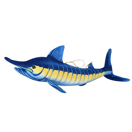 テレオンレイ ぬいぐるみ マカジキ マグロ 魚抱き枕 クッション 海の生き物 飲食店飾り物 キッズ 子供 プレゼント (100cm)