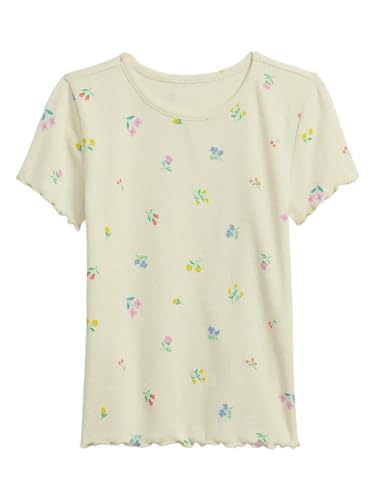 Image of Gap Girls' Short Sleeve Ribbed Tee