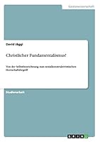 Christlicher Fundamentalismus! 3656517231 Book Cover