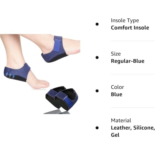 Image of Heel Pad Support Sleeve Gel Embedded Foot Cushion for Walking