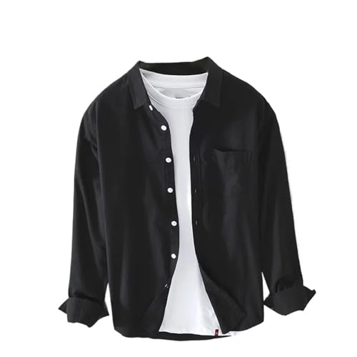 Chemise coton Oxford décontractée homme pour le bureau et le weekend