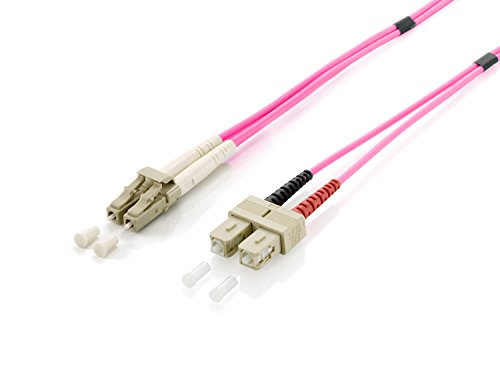 Equip 255536 câble de Fibre Optique 10 m 2X LC 2X SC Rose