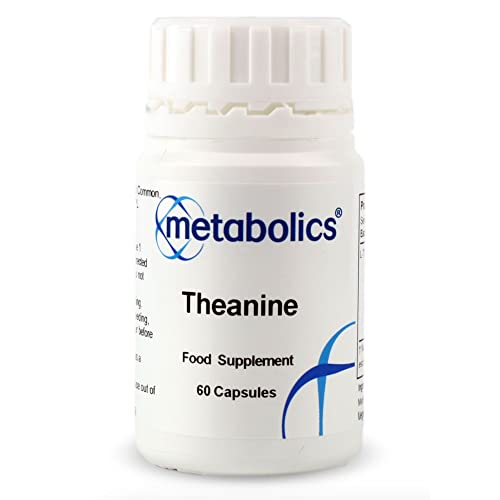 Theanine – 60 Vegan Capsules | 200mg L-Theanine per Capsule | Sup...