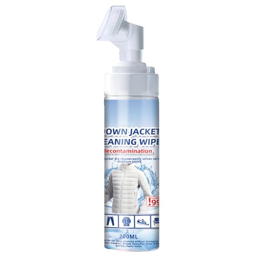 Limpiador en Seco Chaqueta de Plumón,Spray Quitamanchas para Alfombras,Tratamiento de Manchas de Ropa,Spray de Limpieza Multiusos para Tela,Detergente para Ropa de Plumón