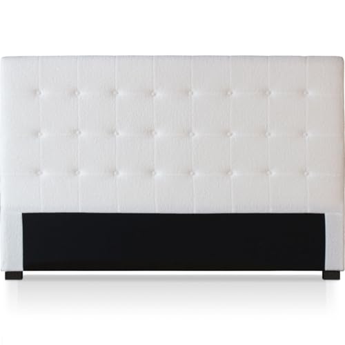 Menzzo Tête de lit capitonnée Luxor 180cm Tissu...