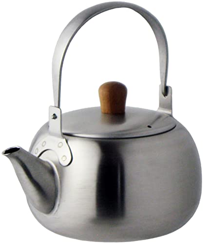 Nagao TM-500 Tsubame Sanjo Teapot, 16.9 fl oz (500 cc), 18-8 Stainless Steel, With Vine, Made in Japan