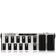 MIDI foot controller for controlling MIDI-capable gear; sends MIDI messages only (no audio recording or audio output). 10 banks of presets, each with 10 user-editable presets for organizing program changes and control assignments. Two built-in expres...