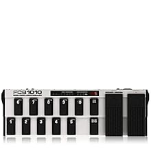 MIDI foot controller for controlling MIDI-capable gear; sends MIDI messages only (no audio recording or audio output). 10 banks of presets, each with 10 user-editable presets for organizing program changes and control assignments. Two built-in expres...