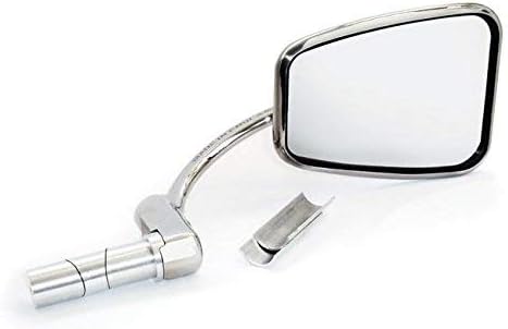 HDM Products 820 Classic Rectangular Bar End Motorcycle Mirror