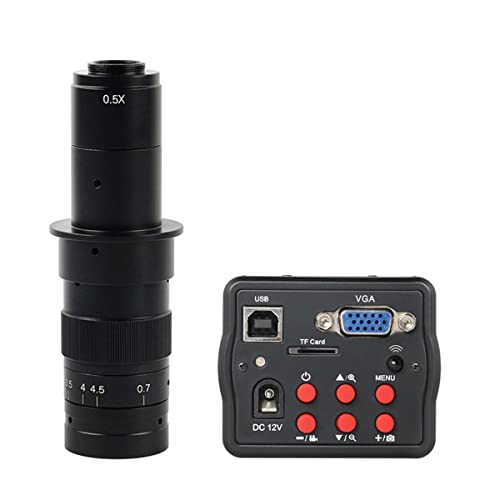 顕微鏡観察 1080pビデオレコーダー産業用電子デジタルビデオ顕微鏡カメラ(With 180x lens)