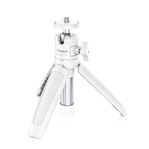 Ulanzi MT-08 Phone Tripod with Universal Clip,Adapter with Cold Shoe for Microphone, Ring Light for Sony a6400 RX100 M7 Canon G7X Mark III Sony RX100 VII A6400 A6600 Cameras Vlogging