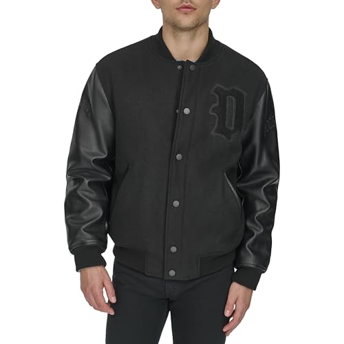 Dockers Monogram Varsity Bomber Jacket veste homme confortable contre le vent frais