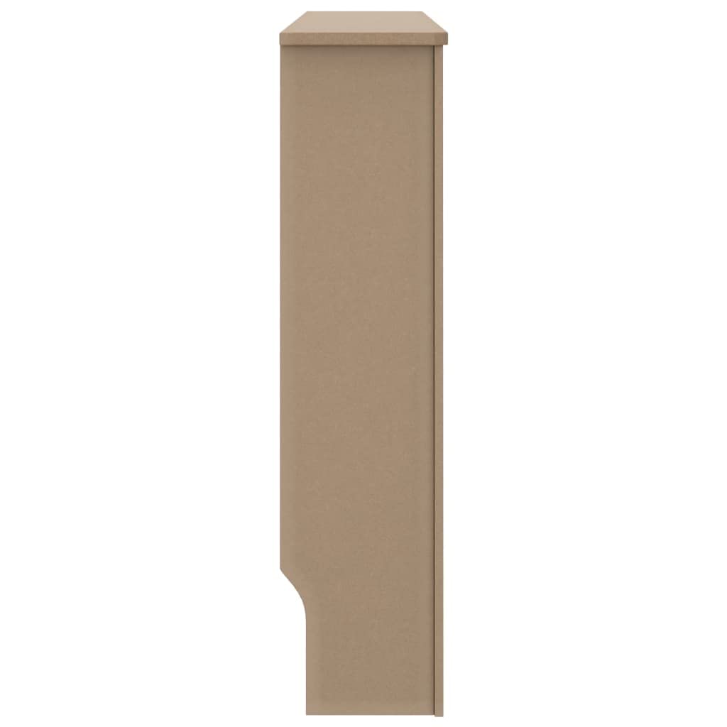 FIRBNUS 172x19x81.5 cm HeizköRperverkleidung HeizköRper Heizungsverkleidung HeizköRperabdeckung LamellentüR Heizungsrohr Verkleidung Braun