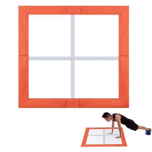 Agility Square Trainer – Rejilla de fitness ligera, material EVA antideslizante con correas ajustables y construcción duradera | Estera de práctica rápida para hombres y mujeres, entrenamiento