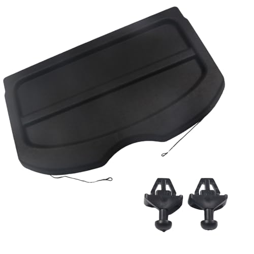 BOPARAUTO Cargo Cover for Nissan Kicks 2018 2019 2020 2021 2022 2023 2024 Accessories Rear Black Trunk Shade Luggage Security Cover With 2 Pieces Hook Clips