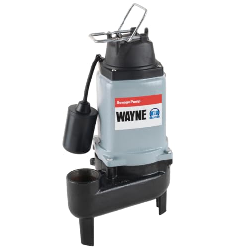 Image of WAYNE WCS50T 1 /2 HP Cast Iron Submersible Sewage Pump w /Float Switch