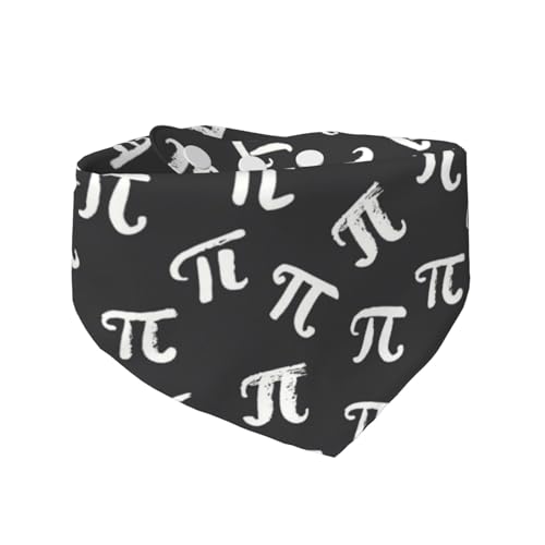 Pañuelo para perros ajustable Pi Day divertido medio miniatura 5