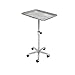 LCL Beauty Extra Large Stainless Steel Single-Post Mayo Instrument Stand & Work Tray