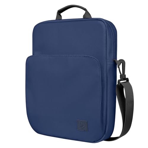 Image of Dadanism 9-11 Inch Tablet Sleeve Bag Carrying Case with Shoulder Strap for iPad (A16) 11 inch, iPad 10th Gen 10.9 inch, iPad Air M4 /Pro M5 11 inch, iPad 9 /8 /7th 10.2 inch, Galaxy Tab A11+ Plus 11 inch, Denim