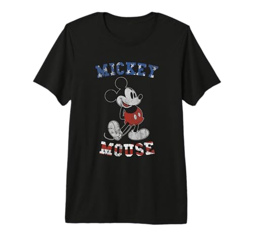 T-shirt Premium Mickey Disney Americana pour un look confortable au quotidien
