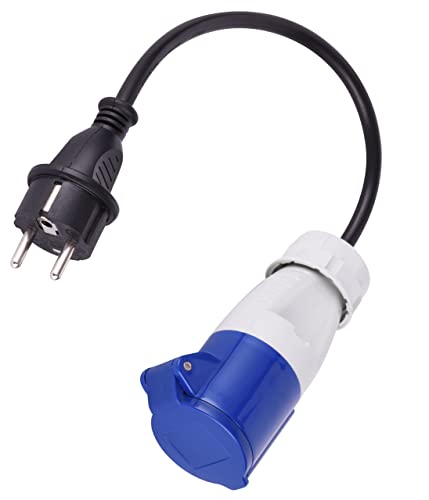 Electraline 20848043F Female EEC/Male Adaptor, Black - Image 2
