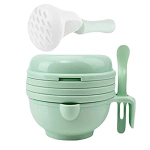 Kisangel 1 Set Toddler Masher for Baby Food Manual Fruit and Vegetable Grind Bowl Kids Food Supplement Grinder with…