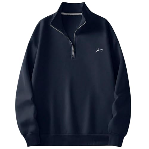 Image of PROSHARX Quarter Zip Style Sweatshirt | Soft & Warm Fleece Sweatshirt Hoodie with Zip