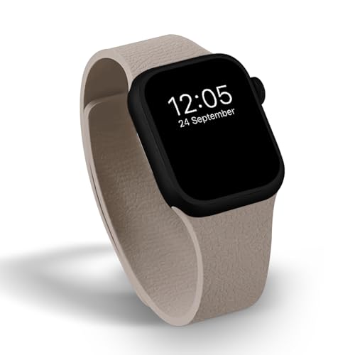 Image of GRIPP Pebble New Edition Premium Silicone Magnetic Watch Strap for 44mm /45mm /46mm /49mm, Watch Series 11 /10 /9 /8 /7 /6 /5 /4, SE 3 /2 /1, Ultra 3 /2 /1, Lightweight, Adjustable (Watch Not Included)