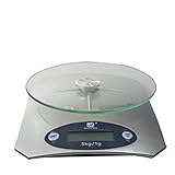 🍏 MIDE CON PRECISIÓN la bascula cocina happy Friends permite medir con la máxima precisión tanto sólidos como líquidos para controlar tus recetas con una capacidad máxima de 5 kg. La báscula de cocina proporciona el peso tanto kg lb / oz, g, ml, y fl.oz.