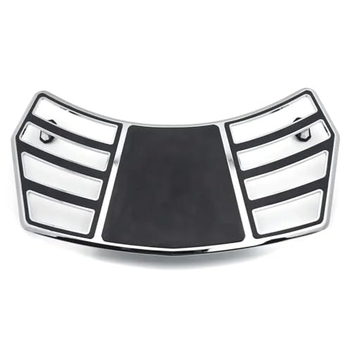 Luggage Rack Carrier Compatible with 2018-2021 Wing GL1800 Rear Trunk Chrome/Black(MT502-017-CD)