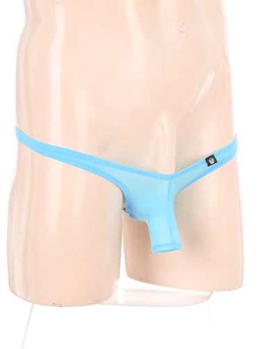 Men's Micro T-back Sexy Open Sheath Underwear G-string Thongs Butt-Flaunting Sissy Panties3