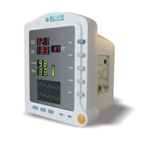 S. Cure TTP 201 Table Top Pulse Oxymeter, with SpO2, Waveforms, Bar Graph, Trend Graph-image-14